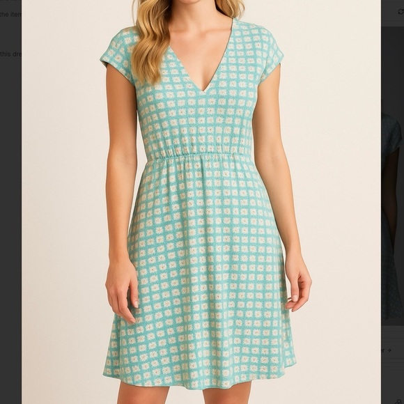 Fossil Dresses & Skirts - Fossil Vintage-Inspired Geometric Print Midi Dress – Size M